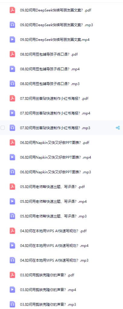 图片[4]-AI创作学习-提示词应用-短视频玩法AI风向标：一些ai教程，coze工作流，豆包ai视频实战！-AI创作学习-提示词应用-短视频玩法野草AI资源学习网