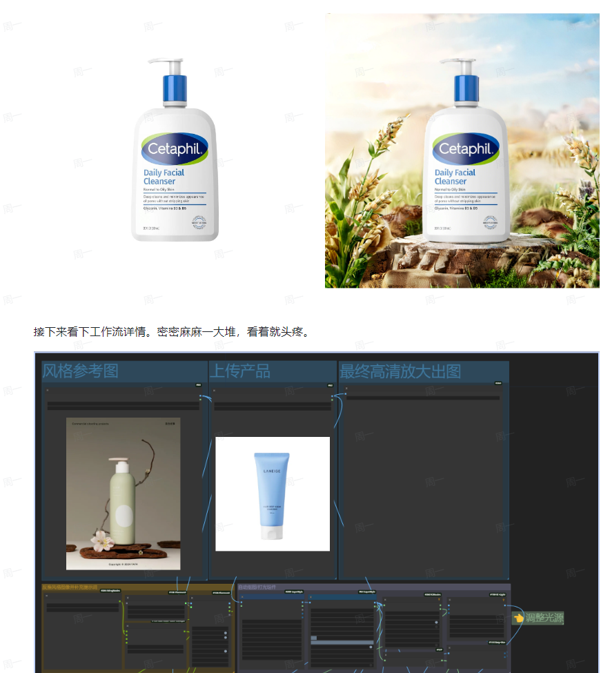图片[2]-AI创作学习-提示词应用-短视频玩法电商爆款图高效生成！ComfyUI 零基础搭建换背景换装全流程商业工作流-AI创作学习-提示词应用-短视频玩法野草AI资源学习网