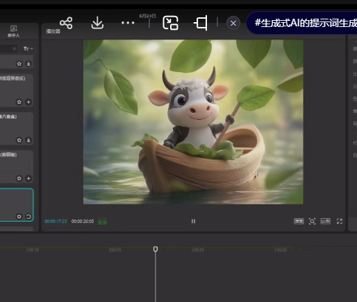 利用AI制作：十二生肖治愈的视频，轻松制作+快速拿到结果-AI创作学习-提示词应用-短视频玩法野草AI资源学习网