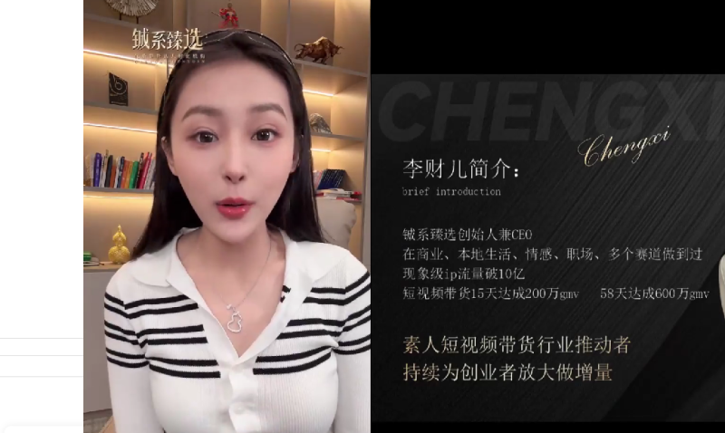 李财儿：短视频带货指南，人设账号搭建，爆款文案创作，表现力速成训练-AI创作学习-提示词应用-短视频玩法野草AI资源学习网