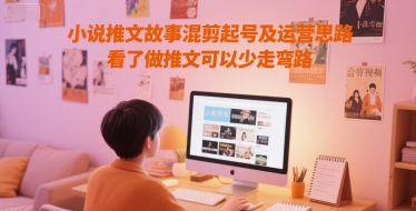 小说推文：故事混剪起号及运营思路-AI创作学习-提示词应用-短视频玩法野草AI资源学习网