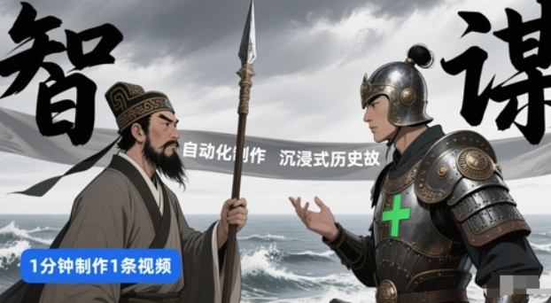用coze工作流一键生成：沉浸式历史故事-AI创作学习-提示词应用-短视频玩法野草AI资源学习网