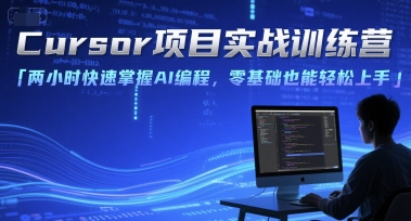 AI编程：Cursor项目实战训练营，两小时快速掌握AI编程-AI创作学习-提示词应用-短视频玩法野草AI资源学习网
