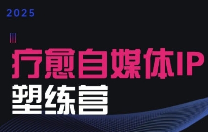 2025治愈自媒体IP训练营，专为疗愈领域从业者打造-AI创作学习-提示词应用-短视频玩法野草AI资源学习网