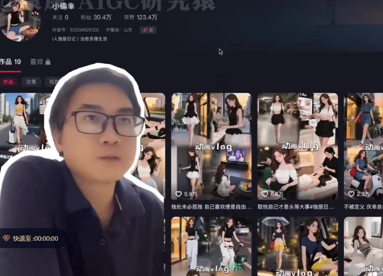 账号拆解《小确幸》30万W粉治愈系爆款视频，AI复刻独居女孩动漫日常Vlog-AI创作学习-提示词应用-短视频玩法野草AI资源学习网