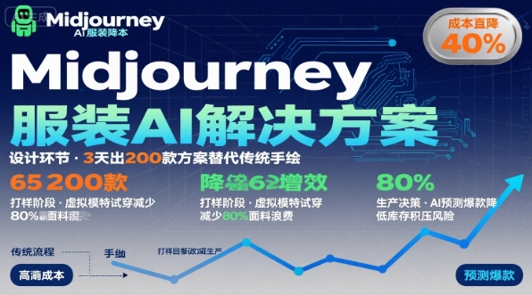 AI在服装领域的运用，使用midjourney做服装辅助企业降低成本-AI创作学习-提示词应用-短视频玩法野草AI资源学习网