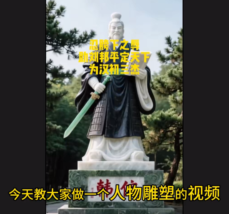 Coze扣子工作流：一键生成批量人物雕塑短视频，保姆级教程-智能体搭建-项目实操-AI创作学习-提示词应用-短视频玩法野草AI资源学习网