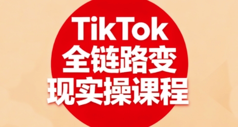 TikTok全链路变现实操课程，全方位助力学员掌握TK变现技能-AI创作学习-提示词应用-短视频玩法野草AI资源学习网