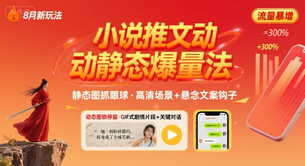小说推文新玩法，零成本零门槛新手也能无脑操作，轻松月收入5000+-AI创作学习-提示词应用-短视频玩法野草AI资源学习网