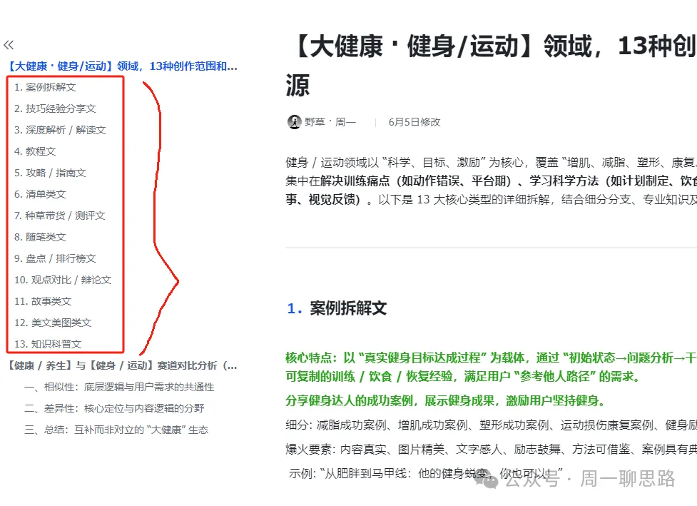 图片[7]-AI创作学习-提示词应用-短视频玩法全网独一份：超详细的40+个自媒体赛道领域解析手册，让你的内容创作不再局限！-AI创作学习-提示词应用-短视频玩法野草AI资源学习网