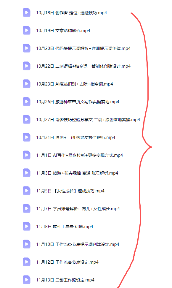 野草 · 原创：《AI自媒体爆文创作》10月-11月训练营内容，【附全套提示词+文档资料】-AI创作学习-提示词应用-短视频玩法野草AI资源学习网