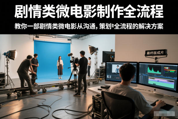 剧情类微电影制作全流程，教你一部剧情类微电影从沟通，策划到拍摄制作全流程的解决方案-AI创作学习-提示词应用-短视频玩法野草AI资源学习网