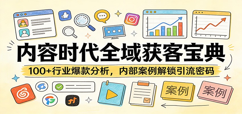 亲爱的安先生:内容时代全域获客宝典:100+行业爆款分析,内部案例解锁引流密码-AI创作学习-提示词应用-短视频玩法野草AI资源学习网