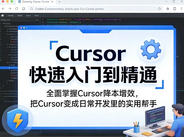 Cursor快速入门到精通：降本增效，把Cursor变成日常开发里的实用帮手-AI创作学习-提示词应用-短视频玩法野草AI资源学习网