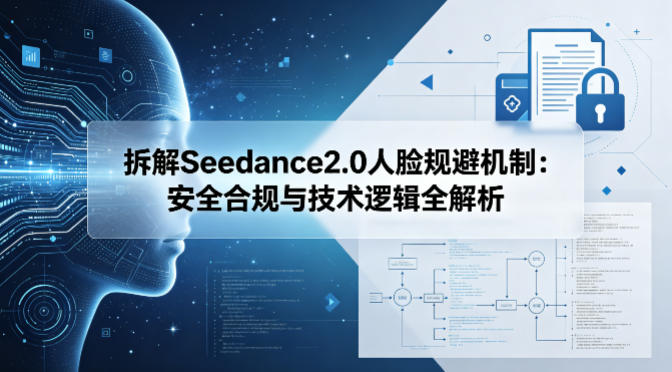 拆解Seedance2.0人脸规避机制：安全合规与技术逻辑全解析-AI创作学习-提示词应用-短视频玩法野草AI资源学习网
