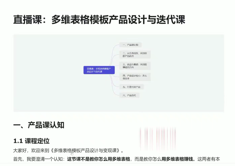 26飞书【多维表格】商业变现陪跑营,巧用工具流量双杠杆-AI创作学习-提示词应用-短视频玩法野草AI资源学习网