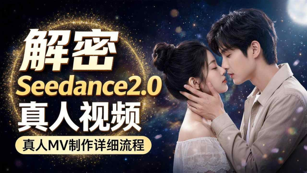 Seedance 2.0解密教程：零基础制作真人MV全流程-AI创作学习-提示词应用-短视频玩法野草AI资源学习网