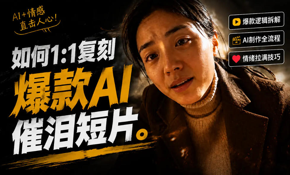 包+Gemini生成真人AI短剧-拆解复刻百万爆款第一人称短片,一站式讲透爆款复刻全流程-AI创作学习-提示词应用-短视频玩法野草AI资源学习网