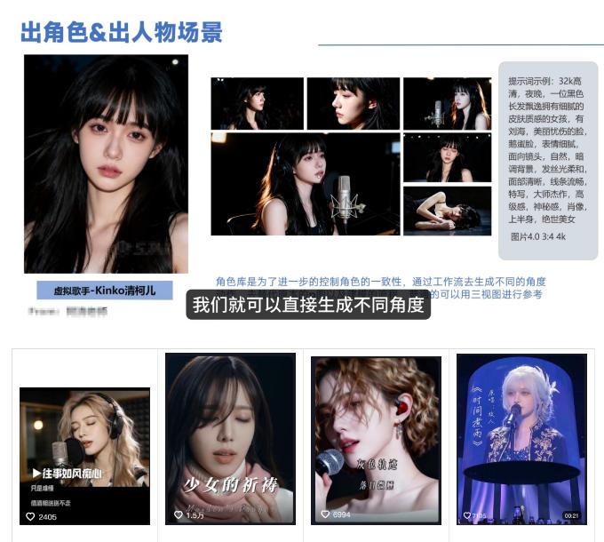 AI音乐MV全流程制作教程，从音乐生成到MV剪辑一站式搞定【附工作流+提示词】-AI创作学习-提示词应用-短视频玩法野草AI资源学习网