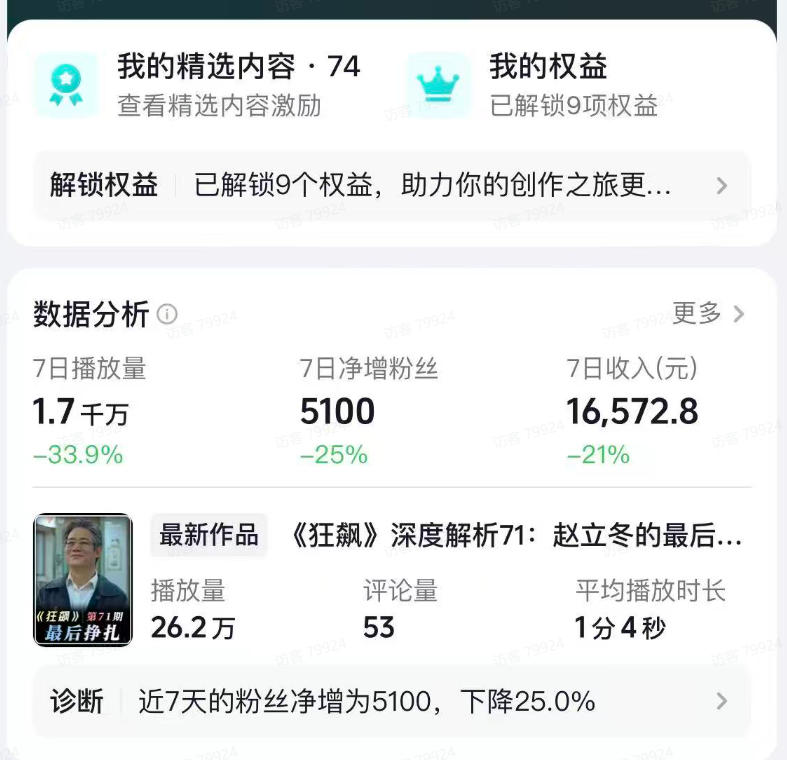 图片[3]-AI创作学习-提示词应用-短视频玩法抖音某大佬：【影视剧深度解读解说】教学，小白轻松冲精选签约独家，收益翻数倍，日入1k+-AI创作学习-提示词应用-短视频玩法野草AI资源学习网