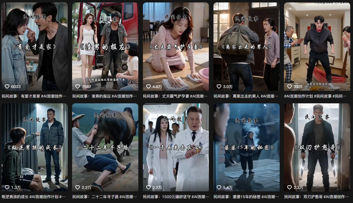 抖音93W粉丝博主老朱故事会亲授:【AI都市故事】短视频教学,从选题到成片的全过程,快速起号涨粉接广告变现-AI学习-副业网赚项目-自媒体运营-AI创作提示词-短视频玩法-AI技能提升野草AI资源学习网