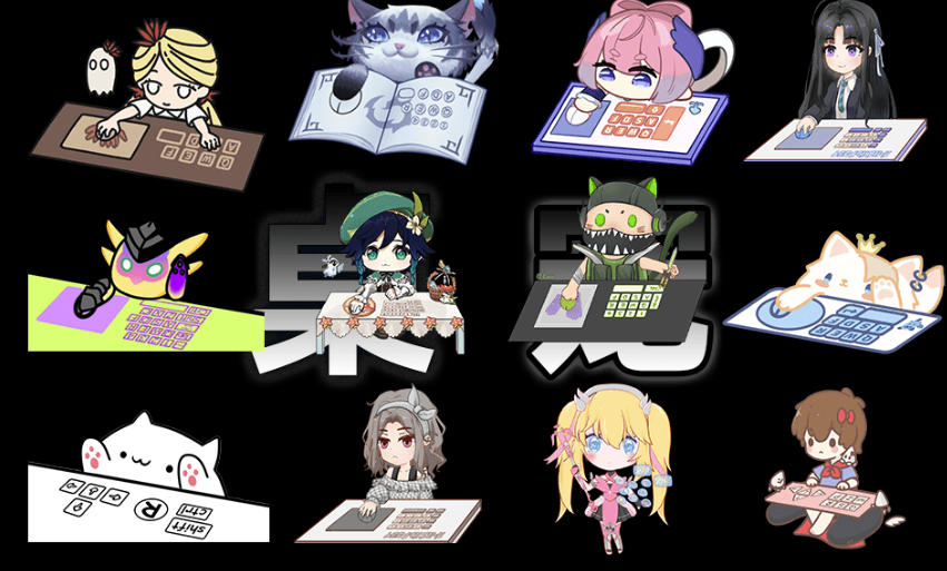 图片[2]-AI创作学习-提示词应用-短视频玩法爆火全网！可爱桌宠萌宠小工具来啦，附带超全皮肤，开源免费Windows/Mac系统可用BongoCat-AI创作学习-提示词应用-短视频玩法野草AI资源学习网
